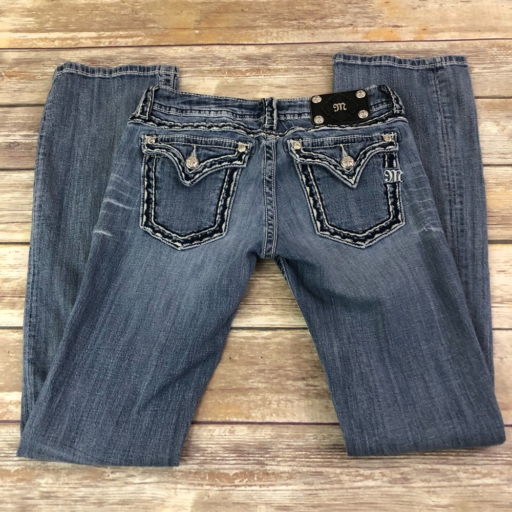 Miss Me jeans bootcut women’s size 27 light wash - Picture 7 of 8